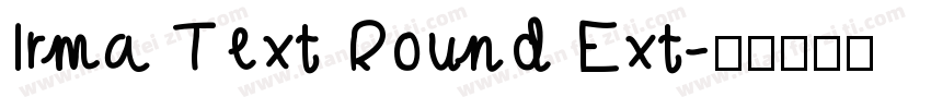 Irma Text Round Ext字体转换